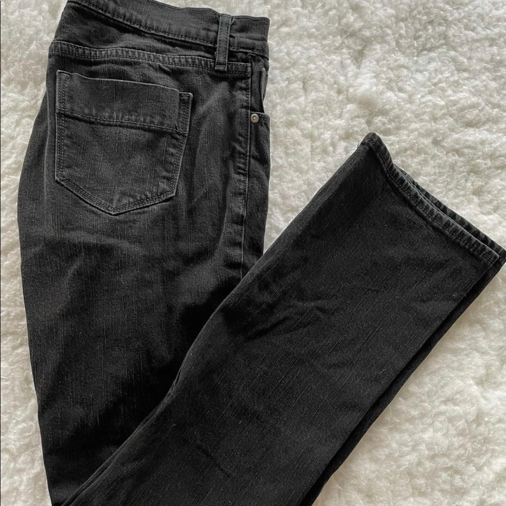 Black bootcut jeans
